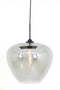 Light & Living Hanglamp Mayson - Smoke Glas - Ø40cm - Modern - Hanglampen Eetkamer, Slaapkamer, Woonkamer