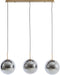 Light & Living Hanglamp Medina - Glas - 3-Lamps - Smoke