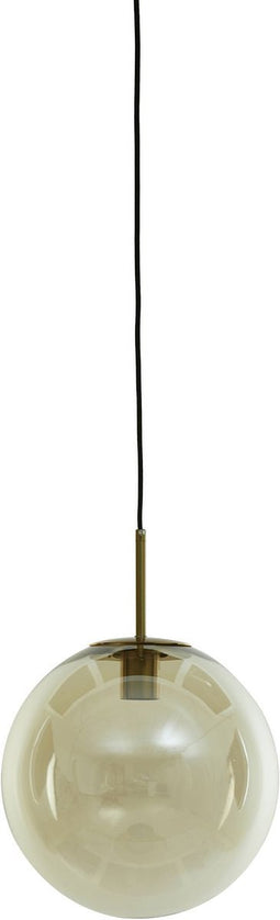 Light & Living Hanglamp Medina - Glas Amber - Ø30cm - Modern - Hanglampen Eetkamer, Slaapkamer, Woonkamer