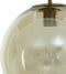 Light & Living Hanglamp Medina - Glas Amber - Ø30cm - Modern - Hanglampen Eetkamer, Slaapkamer, Woonkamer