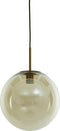 Light & Living Hanglamp Medina - Glas Amber - Ø40cm - Modern - Hanglampen Eetkamer, Slaapkamer, Woonkamer