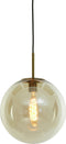 Light & Living Hanglamp Medina - Glas Amber - Ø40cm - Modern - Hanglampen Eetkamer, Slaapkamer, Woonkamer