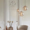 Light & Living Hanglamp Medina - Glas Amber - Ø48cm - Modern - Hanglampen Eetkamer, Slaapkamer, Woonkamer