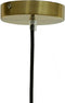 Light & Living Hanglamp Medina - Smoke Glas- Ø30cm - Modern - Hanglampen Eetkamer, Slaapkamer, Woonkamer