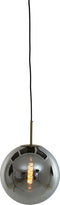 Light & Living Hanglamp Medina - Smoke Glas- Ø30cm - Modern - Hanglampen Eetkamer, Slaapkamer, Woonkamer