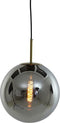 Light & Living Hanglamp Medina - Smoke Glas- Ø30cm - Modern - Hanglampen Eetkamer, Slaapkamer, Woonkamer