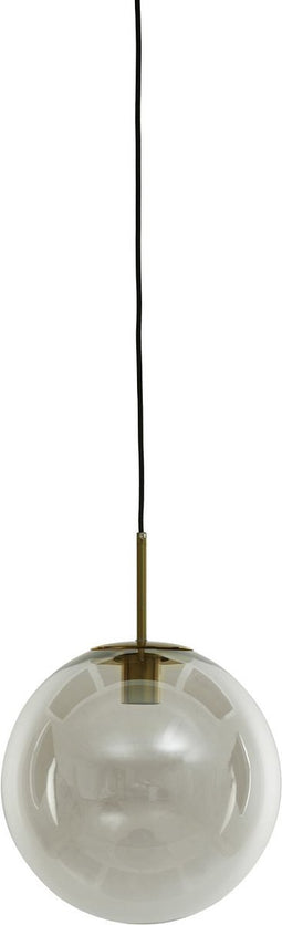 Light & Living Hanglamp Medina - Smoke Glas - Ø40cm - Modern - Hanglampen Eetkamer, Slaapkamer, Woonkamer