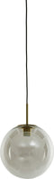 Light & Living Hanglamp Medina - Smoke Glas - Ø40cm - Modern - Hanglampen Eetkamer, Slaapkamer, Woonkamer