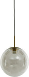 Light & Living Hanglamp Medina - Smoke Glas - Ø40cm - Modern - Hanglampen Eetkamer, Slaapkamer, Woonkamer