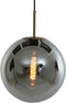 Light & Living Hanglamp Medina - Smoke Glas - Ø40cm - Modern - Hanglampen Eetkamer, Slaapkamer, Woonkamer