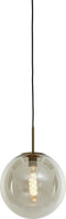 Light & Living Hanglamp Medina - Smoke Glas - Ø40cm - Modern - Hanglampen Eetkamer, Slaapkamer, Woonkamer