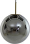 Light & Living Hanglamp Medina - Smoke Glas - Ø40cm - Modern - Hanglampen Eetkamer, Slaapkamer, Woonkamer