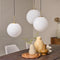 Light & Living Hanglamp Medina - Wit Glas - Ø25cm - Modern - Hanglampen Eetkamer, Slaapkamer, Woonkamer