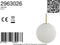 Light & Living Hanglamp Medina - Wit Glas - Ø25cm - Modern - Hanglampen Eetkamer, Slaapkamer, Woonkamer