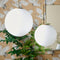 Light & Living Hanglamp Medina - Wit Glas - Ø25cm - Modern - Hanglampen Eetkamer, Slaapkamer, Woonkamer