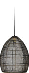 Light & Living Hanglamp Meya - Zwart - Ø30cm - Modern - Hanglampen Eetkamer, Slaapkamer, Woonkamer