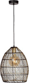 Light & Living Hanglamp Meya - Zwart - Ø30cm - Modern - Hanglampen Eetkamer, Slaapkamer, Woonkamer