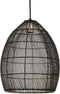 Light & Living Hanglamp Meya - Zwart - Ø30cm - Modern - Hanglampen Eetkamer, Slaapkamer, Woonkamer