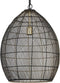 Light & Living Hanglamp Meya - Zwart - Ø40cm - Modern - Hanglampen Eetkamer, Slaapkamer, Woonkamer