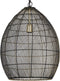 Light & Living Hanglamp Meya - Zwart - Ø40cm - Modern - Hanglampen Eetkamer, Slaapkamer, Woonkamer