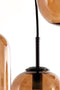 Light & Living Hanglamp Mezza - Glas - 10-lamps - Bruin