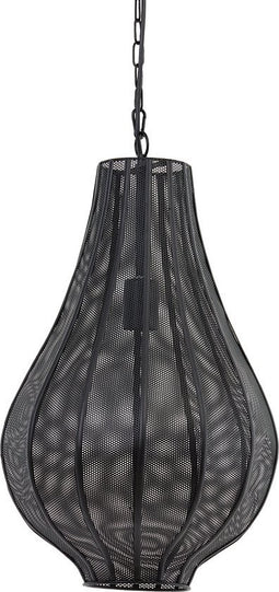 Light & Living Hanglamp Micha - Ø33cm - Mat Zwart
