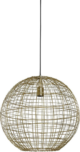 Light & Living Hanglamp Mirana - Goud - Ø46cm - Luxe - Hanglampen Eetkamer, Slaapkamer, Woonkamer