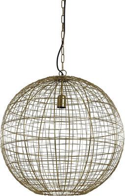 Light & Living Hanglamp Mirana - Goud - Ø55cm - Modern - Hanglampen Eetkamer, Slaapkamer, Woonkamer