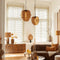 Light & Living Hanglamp Misty - Bruin - 45x45x48cm - Modern - Hanglampen Eetkamer, Slaapkamer, Woonkamer