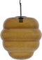 Light & Living Hanglamp Misty - Bruin - 45x45x48cm - Modern - Hanglampen Eetkamer, Slaapkamer, Woonkamer
