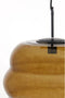 Light & Living Hanglamp Misty - Bruin - 45x45x48cm - Modern - Hanglampen Eetkamer, Slaapkamer, Woonkamer