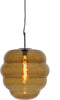 Light & Living Hanglamp Misty - Bruin - 45x45x48cm - Modern - Hanglampen Eetkamer, Slaapkamer, Woonkamer
