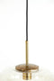 Light & Living Hanglamp Misty - Smoke Glas - 30x30x37cm - Modern - Hanglampen Eetkamer, Slaapkamer, Woonkamer
