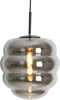 Light & Living Hanglamp Misty - Smoke Glas - 30x30x37cm - Modern - Hanglampen Eetkamer, Slaapkamer, Woonkamer