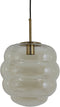 Light & Living Hanglamp Misty - Smoke Glas - 30x30x37cm - Modern - Hanglampen Eetkamer, Slaapkamer, Woonkamer