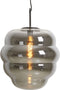 Light & Living Hanglamp Misty - Smoke Glas - 45x45x48cm - Modern - Hanglampen Eetkamer, Slaapkamer, Woonkamer