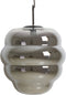 Light & Living Hanglamp Misty - Smoke Glas - 45x45x48cm - Modern - Hanglampen Eetkamer, Slaapkamer, Woonkamer