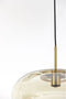 Light & Living Hanglamp Misty - Smoke Glas - 45x45x48cm - Modern - Hanglampen Eetkamer, Slaapkamer, Woonkamer