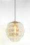 Light & Living Hanglamp Misty - Smoke Glas - 45x45x48cm - Modern - Hanglampen Eetkamer, Slaapkamer, Woonkamer
