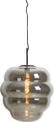 Light & Living Hanglamp Misty - Smoke Glas - 45x45x48cm - Modern - Hanglampen Eetkamer, Slaapkamer, Woonkamer