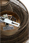 Light & Living Hanglamp Nakisha - Brons - Ø31cm - Modern - Hanglampen Eetkamer, Slaapkamer, Woonkamer