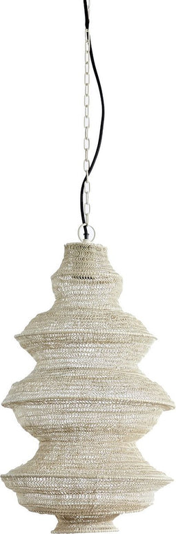 Light & Living Hanglamp Nakisha - Grijs - Ø31cm - Modern - Hanglampen Eetkamer, Slaapkamer, Woonkamer
