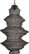 Light & Living Hanglamp Nakisha - Zwart - Ø40cm - Modern - Hanglampen Eetkamer, Slaapkamer, Woonkamer
