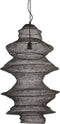 Light & Living Hanglamp Nakisha - Zwart - Ø48cm - Modern - Hanglampen Eetkamer, Slaapkamer, Woonkamer