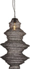 Light & Living Hanglamp Nakisha - Zwart - Ø48cm - Modern - Hanglampen Eetkamer, Slaapkamer, Woonkamer