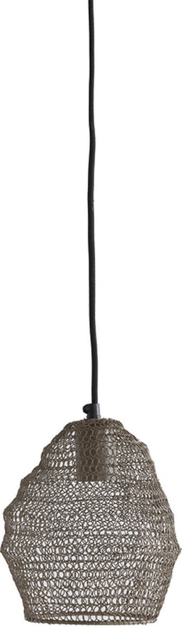 Light & Living Hanglamp Nola - Ø18cm - Taupe
