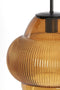 Light & Living Hanglamp Ovnis - Glas - 35cm - Bruin