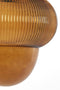 Light & Living Hanglamp Ovnis - Glas - 35cm - Bruin