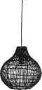 Light & Living Hanglamp Pacino - Zwart - Ø30cm - Bohemian - Hanglampen Eetkamer, Slaapkamer, Woonkamer