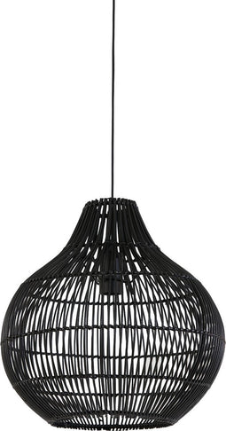 Light & Living Hanglamp Pacino - Zwart - Ø40cm - Bohemian - Hanglampen Eetkamer, Slaapkamer, Woonkamer